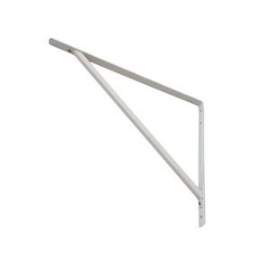 Plankdrager wit met vaste steun 400x500 mm