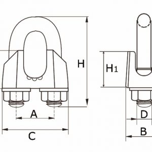 Dx Staaldraadklem Verzinkt 3 Mm van Dxz te koop bij Schroef.nl. Art.nr: 5829