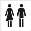 Ivana Pictogram Toilet Man/Vrouw 100X100 Mm 51188 van Ivana te koop bij Schroef.nl. Art.nr: 10905