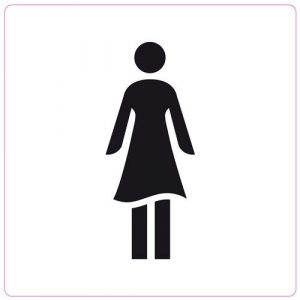 Ivana Pictogram Toilet Vrouw 100X100 Mm 51192 van Ivana te koop bij Schroef.nl. Art.nr: 10910