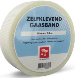Technotape indoor glasvezeltape 48mm x 90 meter voor gipsplaten