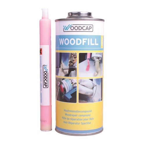 Woodcap woodfill houtrenovatie met verharder 1200 gr 2 componenten wit