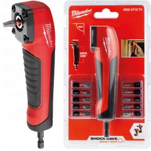 Milwaukee Haakse Schroefkop 1/4" Shockwave van Milwaukee te koop bij Schroef.nl. art.nr: 69266