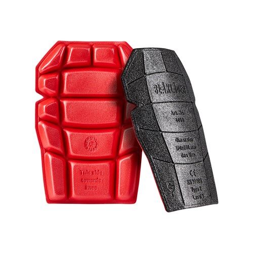 Blaklader knie-inlegstukken prof 4058 zwart/rood