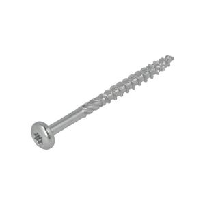Dynaplus Schroeven Torx TX-30 rondkop 6,0 x 60/35 mm indoor verzinkt inhoud 100 stuks deeldraad