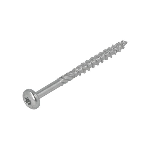 Dynaplus Schroeven Torx TX-30 rondkop 6,0 x 60/35 mm indoor verzinkt inhoud 100 stuks deeldraad