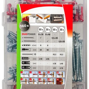 Fischer Profi-box Duopower Pluggen met schroeven 160 delig - Afbeelding 2