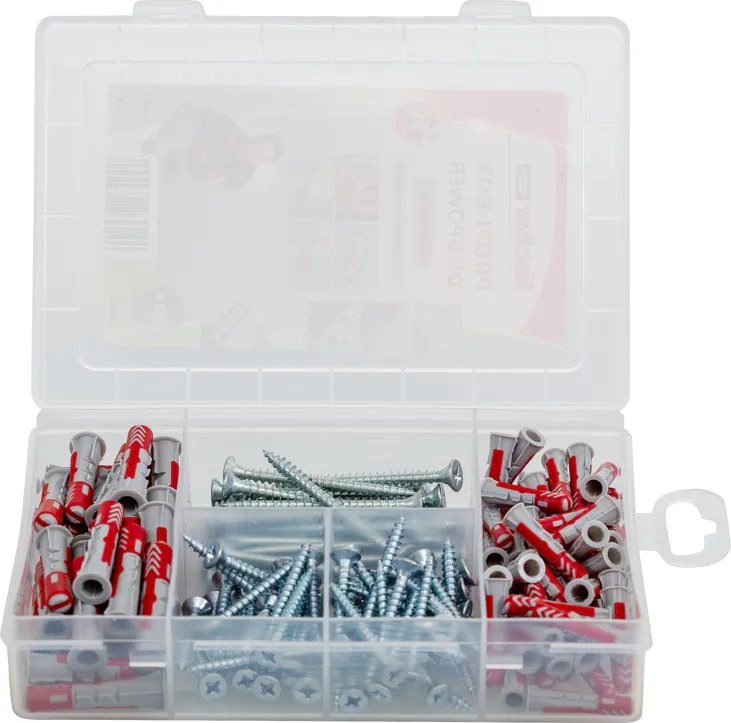 Fischer Profi-box Duopower Pluggen met schroeven 160 delig - Afbeelding 3