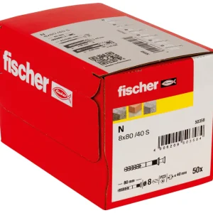 Fischer n slagpluggen 8x80 mm doos = 50 stuks - Afbeelding 5