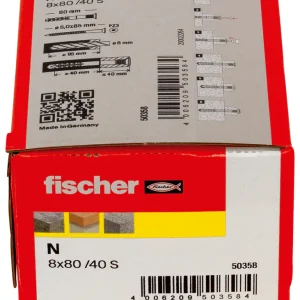 Fischer n slagpluggen 8x80 mm doos = 50 stuks - Afbeelding 4