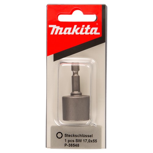 Makita Dopsleutel magnetisch 1/4" aansluiting, 17MM P-38548 - Afbeelding 2