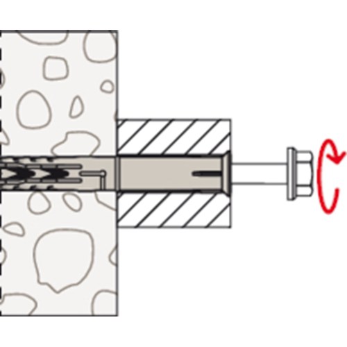 Fischer Constructieplug SXR-FUS 10x52 mm TX40/SW13 502456 per stuk te bestellen - Afbeelding 6