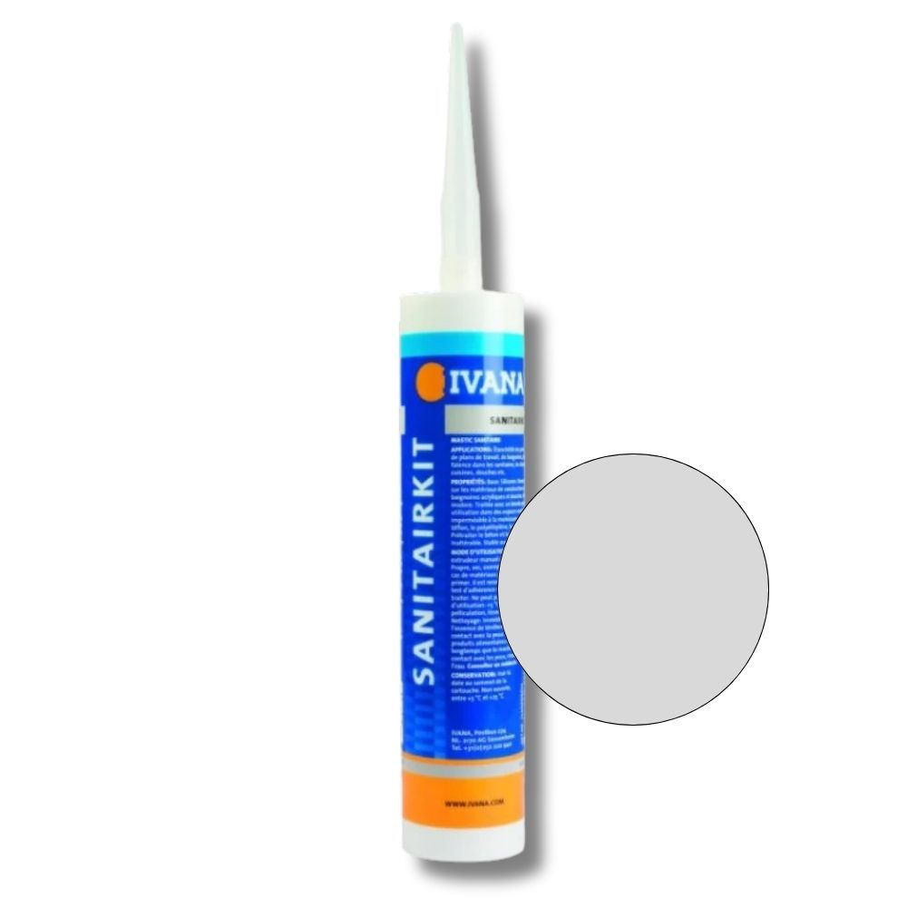 Ivana Sanitairkit Zilvergrijs 310 ml IVA0001109