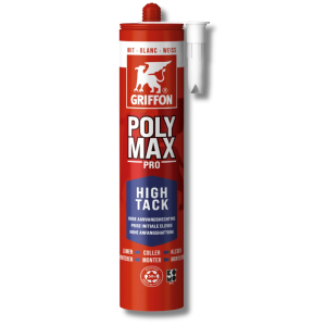 Griffon PolyMax High Tack Montagelijm wit 425 gram 1490909