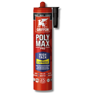Griffon PolyMax High Tack Montagelijm Express Zwart 435 gram