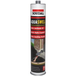 Soudal Aquaswell waterdichte afdichtingskit bij buis- en kabeldoorvoer in beton 310 ml 124715