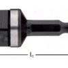 adapter 1/4" naar 4-kant 1/2" lengte=50-0