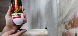 Soudafoam FR HY Gun Brandwerende PUR Schuim rood met NBS (schroefdop) aansluiting 750ml 146750 - Afbeelding 3
