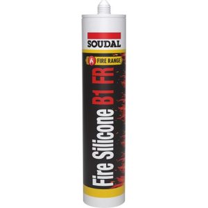 Soudal Brandwerende Siliconenkit wit Fire Silicone B1 FR 300ml 147413