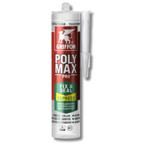 Griffon PolyMax Fix & Seal Express Lijmkit Crystal Clear (Transparant) 6150452