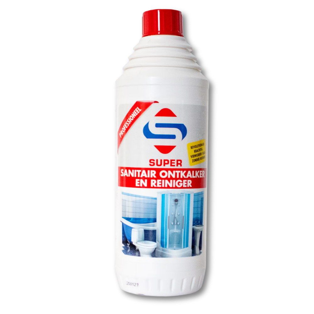 Super Sanitair Ontkalker en Reiniger 1 liter