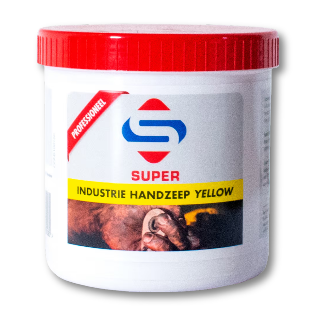 Super Industrie Handzeep Geel (met schuurkorrels) 600 ml
