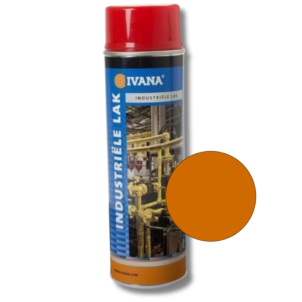 Ivana spuitbus lak geel-oranje ral 2000hg 500 ml