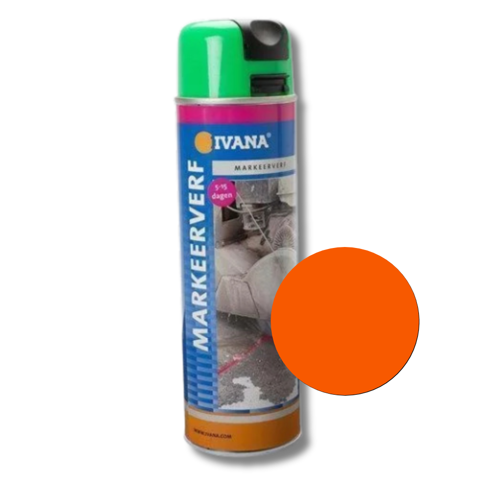 Ivana markeerverf 5-15 dagen fluor oranje 500 ml