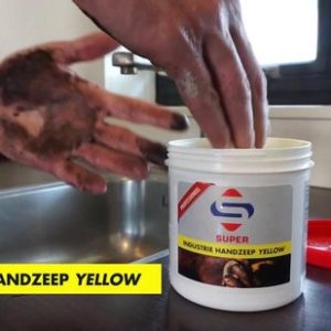 Super Industrie Handzeep Geel (met schuurkorrels) 600 ml - Afbeelding 2