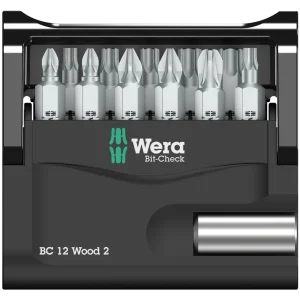 Wera bitset bit-check 12 wood 2 05057422001 12-delig - Afbeelding 2