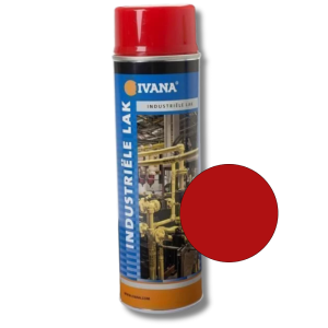 Ivana spuitbus lak vuurrood ral 3000hg 500 ml