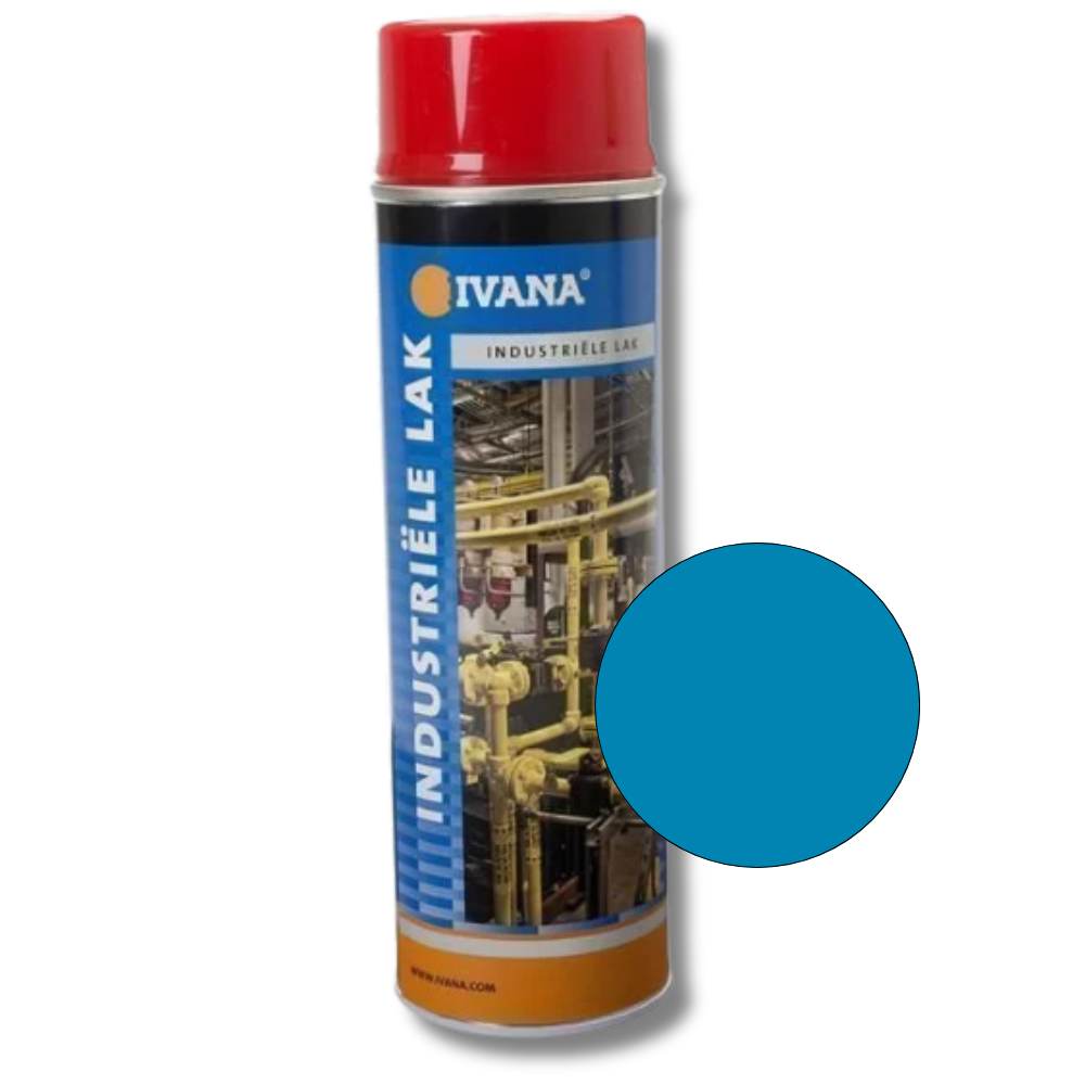 Ivana spuitbus lak lichtblauw ral 5012hg 500 ml
