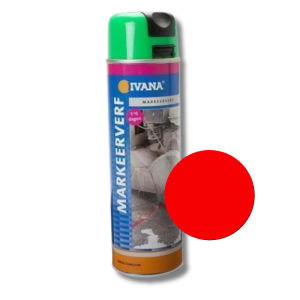 Ivana markeerverf 5-15 dagen fluor rood 500 ml