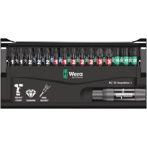 Wera Impact Bitset Impaktor1 BC 30 bit-check 05057690001 ook voor de slagschroevendraaier - Afbeelding 2