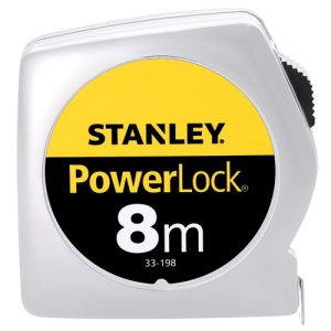 Stanley Powerlock Rolbandmaat 8 meter, 25 mm breed 0-33-198 - Afbeelding 2