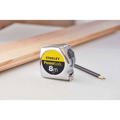 Stanley Powerlock Rolbandmaat 8 meter, 25 mm breed 0-33-198 - Afbeelding 6
