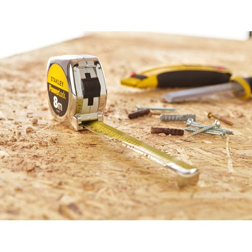 Stanley Powerlock Rolbandmaat 8 meter, 25 mm breed 0-33-198 - Afbeelding 8