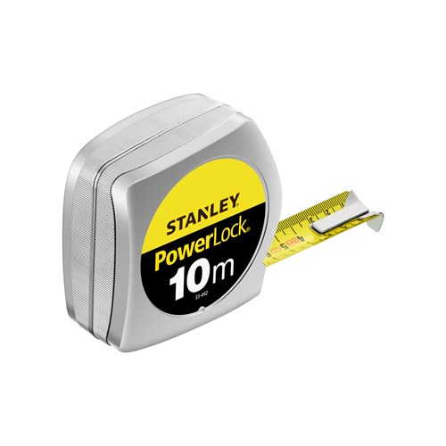 Stanley Powerlock Rolbandmaat 10 meter, 25 mm breed 0-33-442