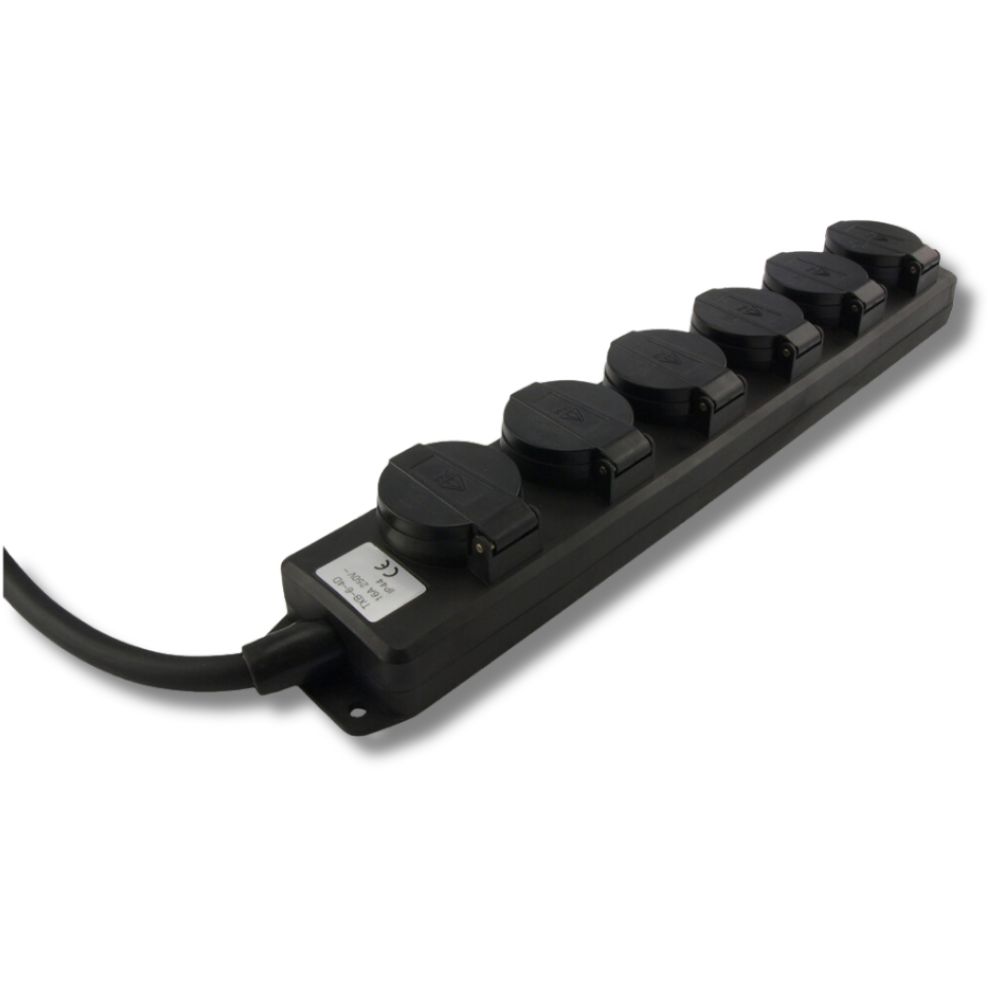 Ivana stekkerdoos 6-voudig met 5 meter kabel 52047 3x2,5 mm²