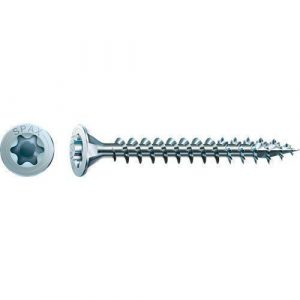 Spax schroeven torx t-20 platkop 5,0 x 20 mm indoor wirox a9j inhoud 1000 stuks 1191010500205