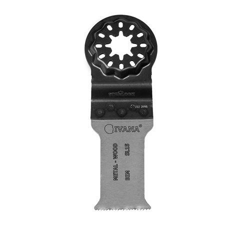 ivana multitool zaagblad bi-metaal 28x55mm set=10+1 55644 voor multimaster starlock, bosch starlock-0