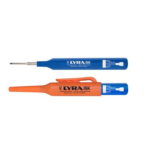 Lyra Markeerstift voor diepe gaten blauw