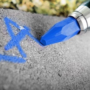 Lyra Merkkrijt Zeskant Blauw 795 doos a 12 stuks - Afbeelding 2