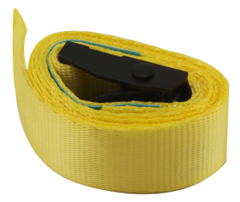 Ivana Spanband Geel 25mm 300kg lengte 1 meter 55457 per stuk verkocht