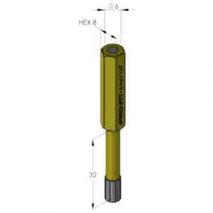 Pro-Fit Diamond Dry gatzaag 6 mm 0903 natuursteen (graniet) en harde tegels - Afbeelding 2
