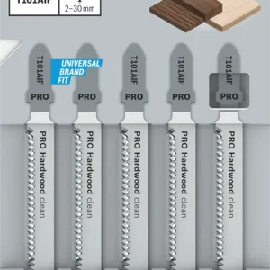 Bosch Decoupeerzaagbladen a 5 stuks T101AIF fijn hardhout,laminaat,geplastificeerde platen HPL 2-30 mm - Afbeelding 2