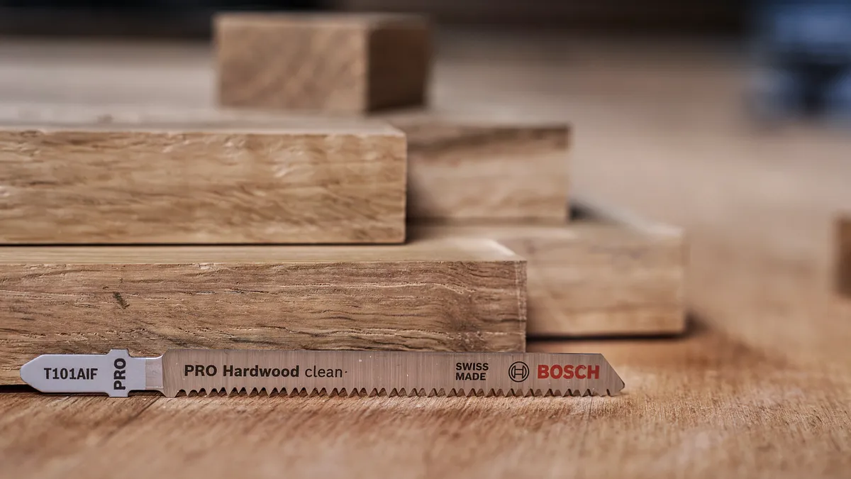 Bosch Decoupeerzaagbladen a 5 stuks T101AIF fijn hardhout,laminaat,geplastificeerde platen HPL 2-30 mm - Afbeelding 5