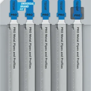 Bosch Decoupeerzaagbladen a 5 stuks T321AF voor dun staal 1-3 mm buizen en aluminium profielen - Afbeelding 2