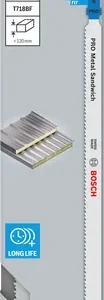 Bosch Decoupeerzaagbladen a 3 stuks T718BF voor sandwich panelen. extra lange uitvoering - Afbeelding 11