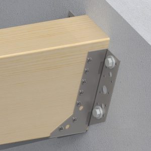 Gb Balkdrager (Raveeldrager) houtmaat 46x146mm zware uitvoering verzinkt 0783105 - Afbeelding 3